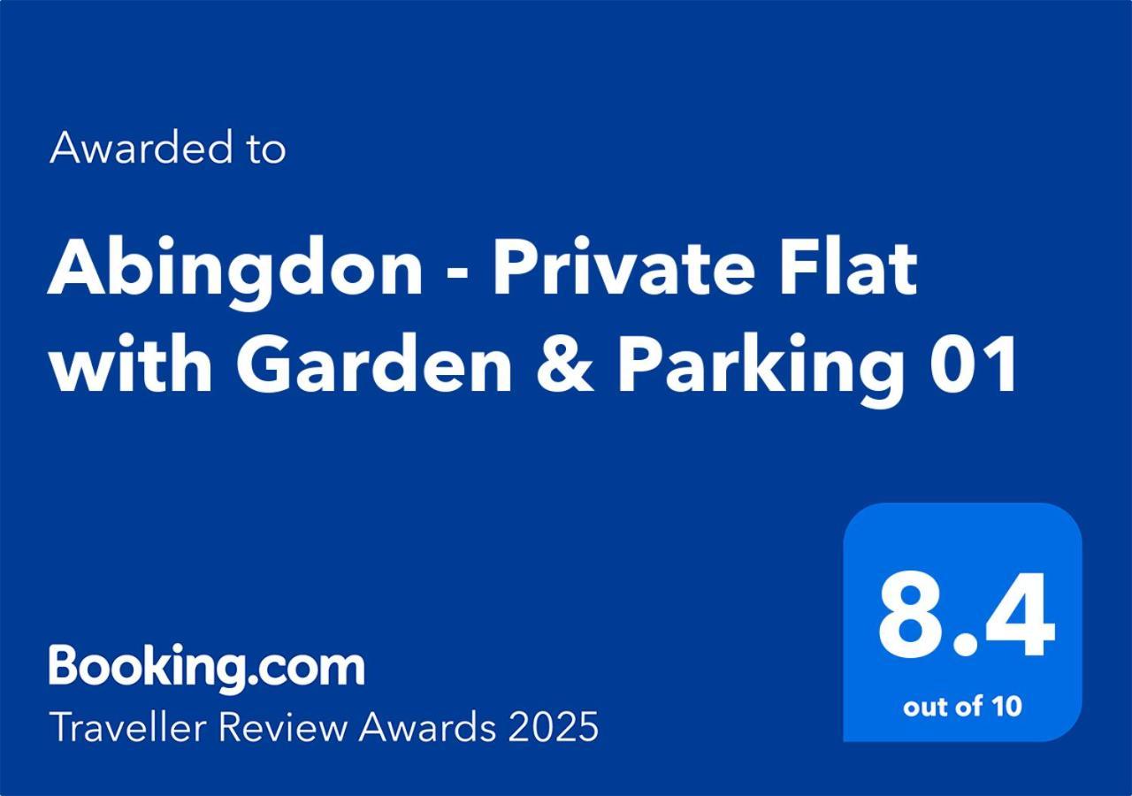 Abingdon - Private Flat With Garden & Parking 01 Apartment Екстериор снимка